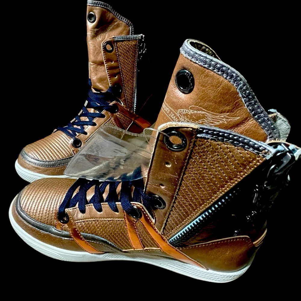 Robin jeans copper sneaker size 10 men no box like new condition